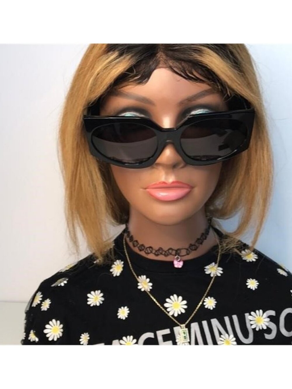 Burberry Women's BE4306 BE/4306 3001/8G Black Fashion Oval Sunglasses 60mm - Picture 1 of 12